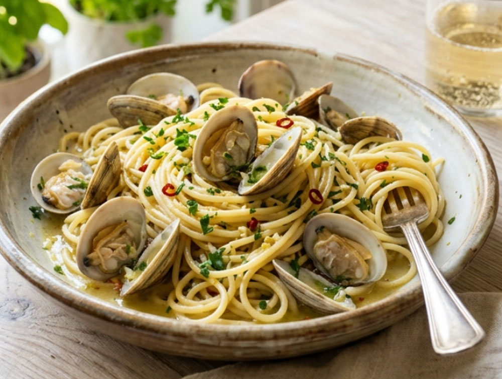 Pâtes aux Vongole