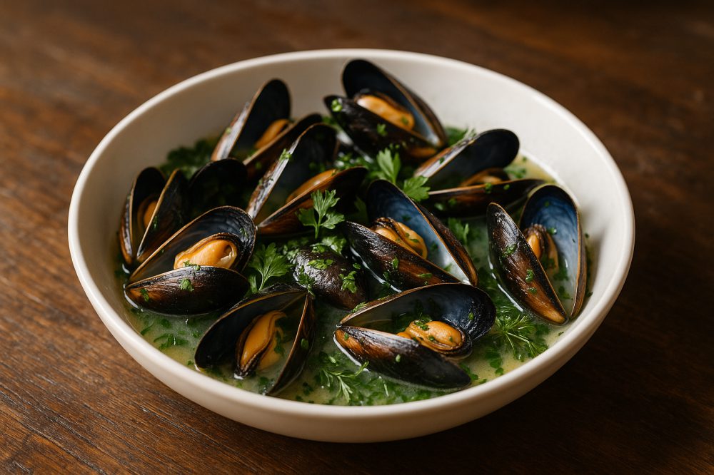 Moules au Vin Blanc